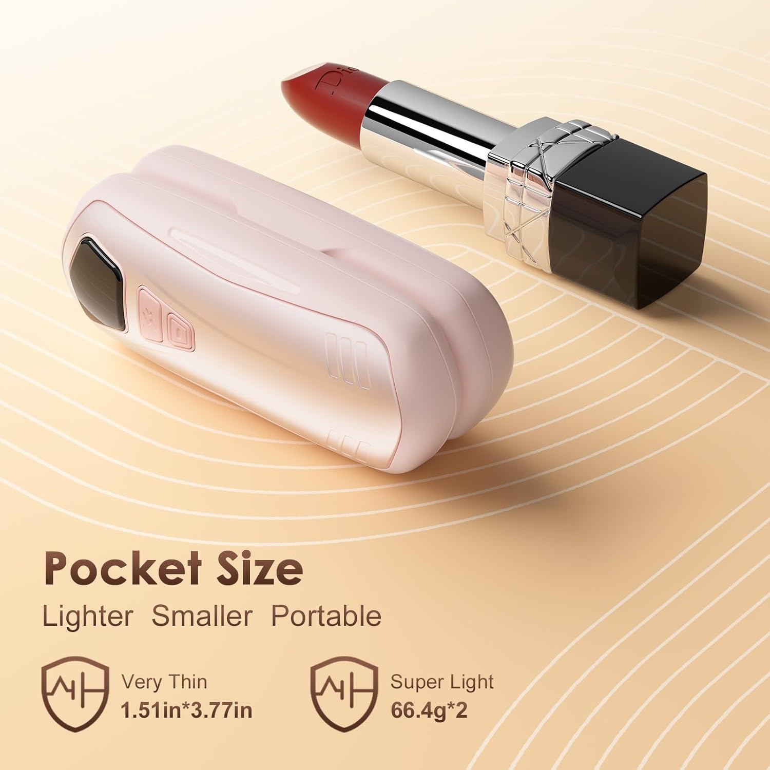 Elektrische Handwärmer, 2er-Set, Taschenwärmer, wiederverwendbar, mit 6000 mAh, 5 Heizmodi, tragbare USB-Handwärmer, wiederaufladbar, Handwärmer, Outdoor-Camping-Heizungsgeschenk für Damen und Herren – Bild 6
