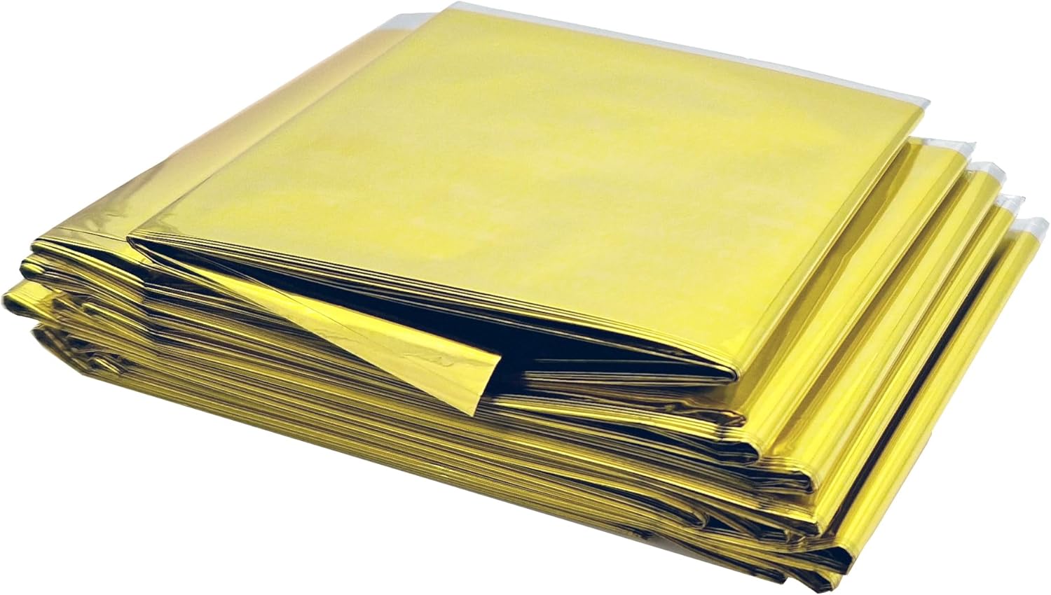 Rettungsdecke 10er Set 210 x 160 cm Gold/Silber – Bild 3
