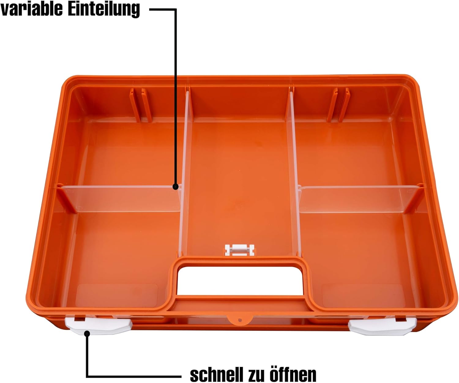 Petex Professional Professioneller Erste-Hilfe-Kasten DIN 13157 mit Wandhalterung Orange – Bild 8