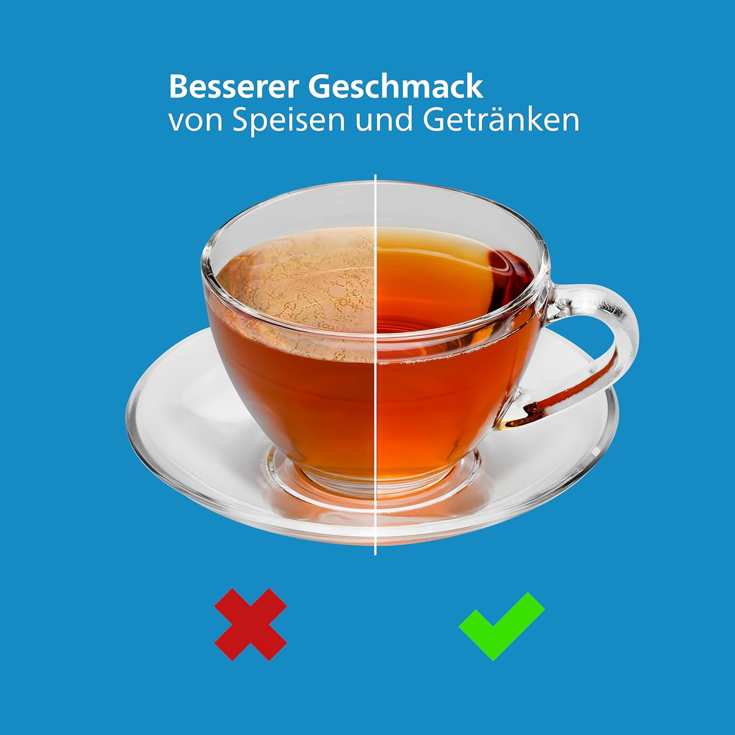Philips Wasserfilterkanne +4 Micro X-Clean Ersatzfilterkartuschen, schneller Durchfluss, Weiß, 2,6 Liter, elektronischer Timer – Bild 5
