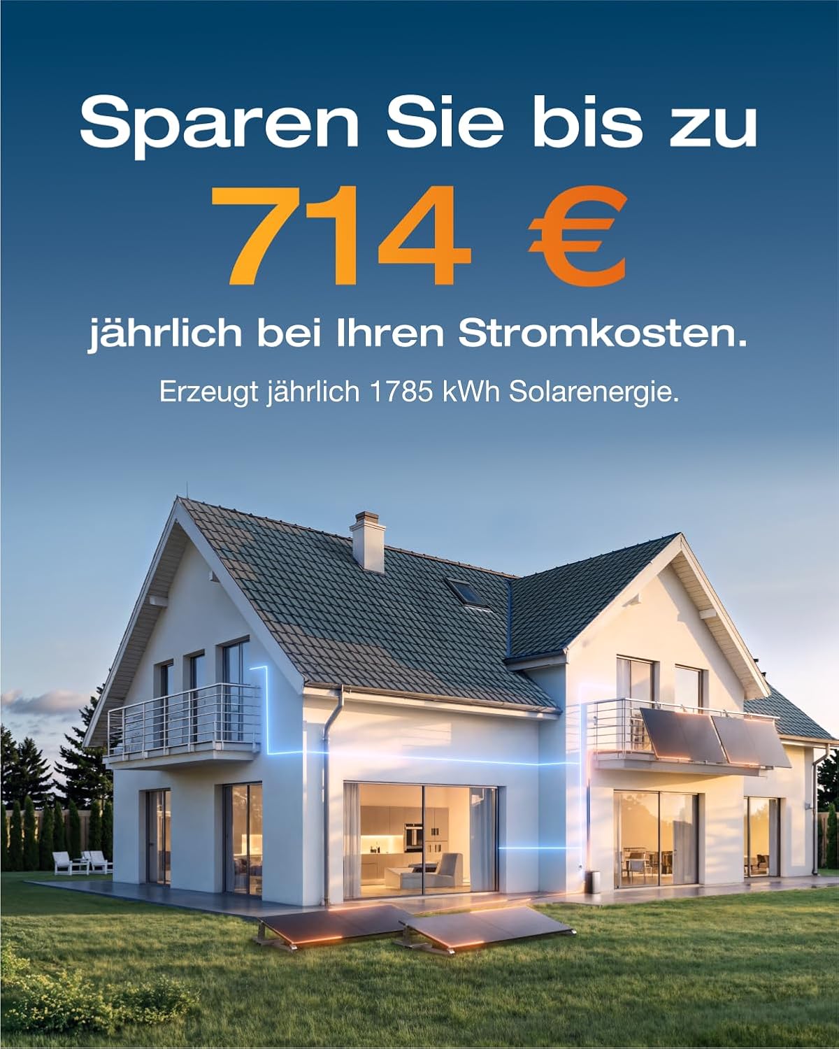 ECOFLOW Stream Max 1,92 kWh 0 % MwSt., Balkonkraftwerk mit Speicher, 2 MPPT 1800 W Solareingang, 1200 W bidirektional, einzelne AC-Anschlüsse, bis zu 11,52 kWh Kapazität, 6000 Zyklen, Plug & Play – Bild 8