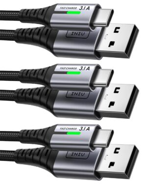INIU USB auf USB C Kabel, (3 Stück...
