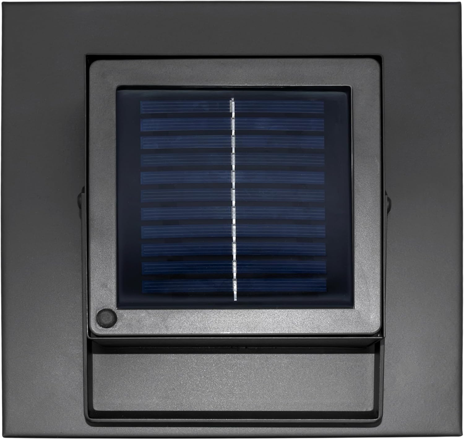 Solarlaterne aus Metall, schwarz, 25 LEDs, warmweiß – 45 x 22 cm – Gartenleuchte, solarbetrieben, hochwertig, massiv – Solarlampe, Gartendekoration, Beleuchtung, Lampe, Hängelampe für Garten, Terrasse, Balkon – Bild 6