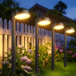 BUCASA Solarleuchten für den Garte...