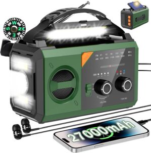27000 mAh Bluetooth-Kurbelradio mit...