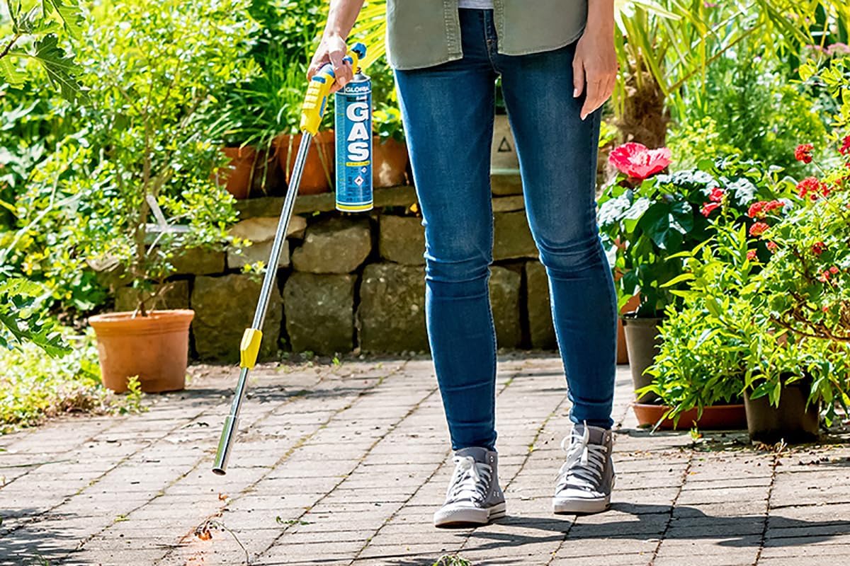 GLORIA Gaskartuschen 3 x 600 ml | Ideal für Gloria Thermoflamm Unkrautbrenner & Flammengerät | 70 % Butan, 30 % Propan | 30 % längere Brenndauer | Schraubkartusche für Camping, Gasherd und Gasbrenner – Bild 4