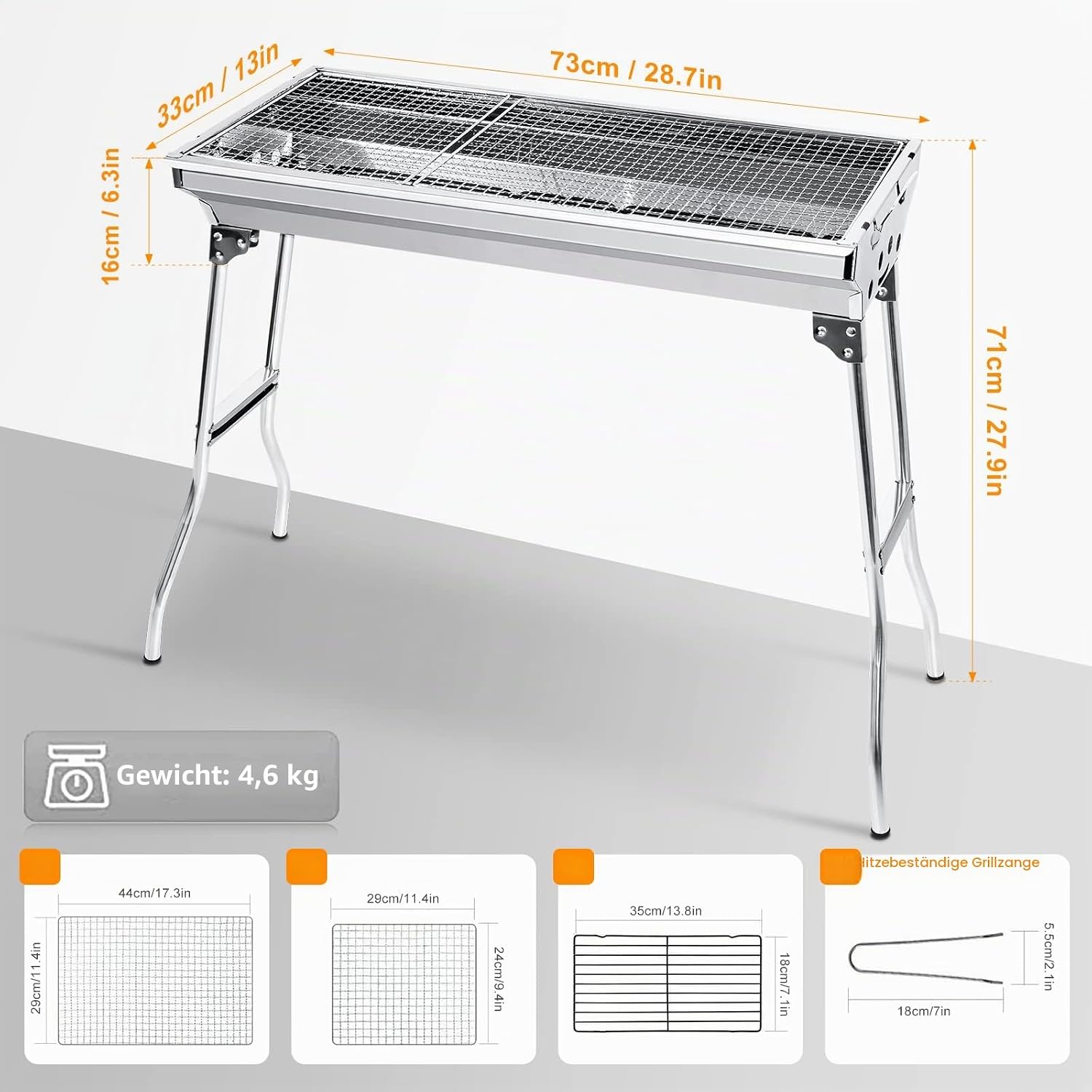 Uten Barbecue Grill, groß – Bild 5