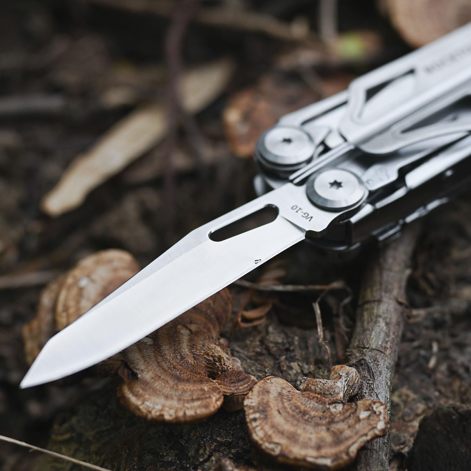 ROCKTOL SK05 Multitool, VG10-Messerklinge, 29-in-1 austauschbarer Drahtschneider, austauschbare Feile und Säge mit T-Schaft, robuste Multitool-Zange für Camping, Survival und Reparatur – Bild 4
