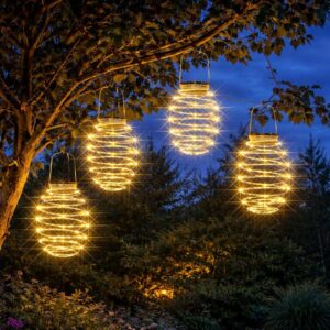 Festliche Lichter Set mit 4 solarbe...