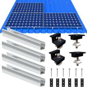 Solarpanel-Halterung Flachdach, Alu...