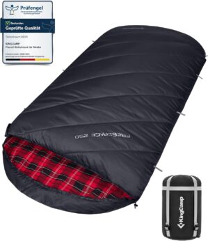 KingCamp Schlafsack XXL Baumwolle F...