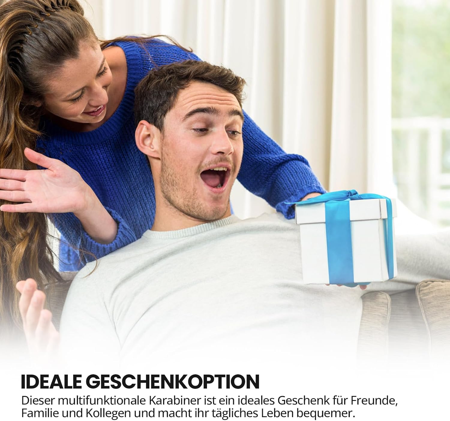 BEEK Multifunktionswerkzeug mit Flaschenöffner, Karabiner, Glasbrecher, Kreuzschlitzschraubendreher, Schlitzschraubendreher, Geschenke für Männer, Adventskalenderbefüllung (blau) – Bild 7