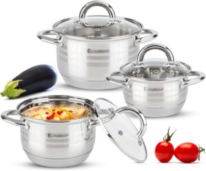 EliteHoff 6-teiliges Induktions-Koc...