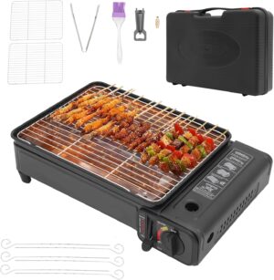 Camping-Gasgrill 2,2 kW tragbar mit...