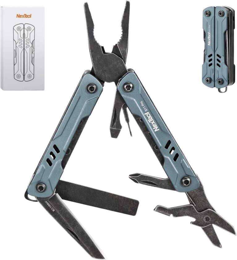 NexTool Multitool Mini Sailor S11 Pro, 12-in-1-Multitool, kompaktes EDC-Werkzeug mit verbesserten Materialien aus Edelstahl, Camping und Wandern für Heimwerker, Outdoor und Alltag, Geschenk für Männer, Handwerker und Abenteurer