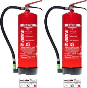 Protex 2 x Schaum-Feuerlöscher SD6...