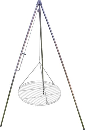 3-Bein-Schwenkgrill mit 70 cm Edels...