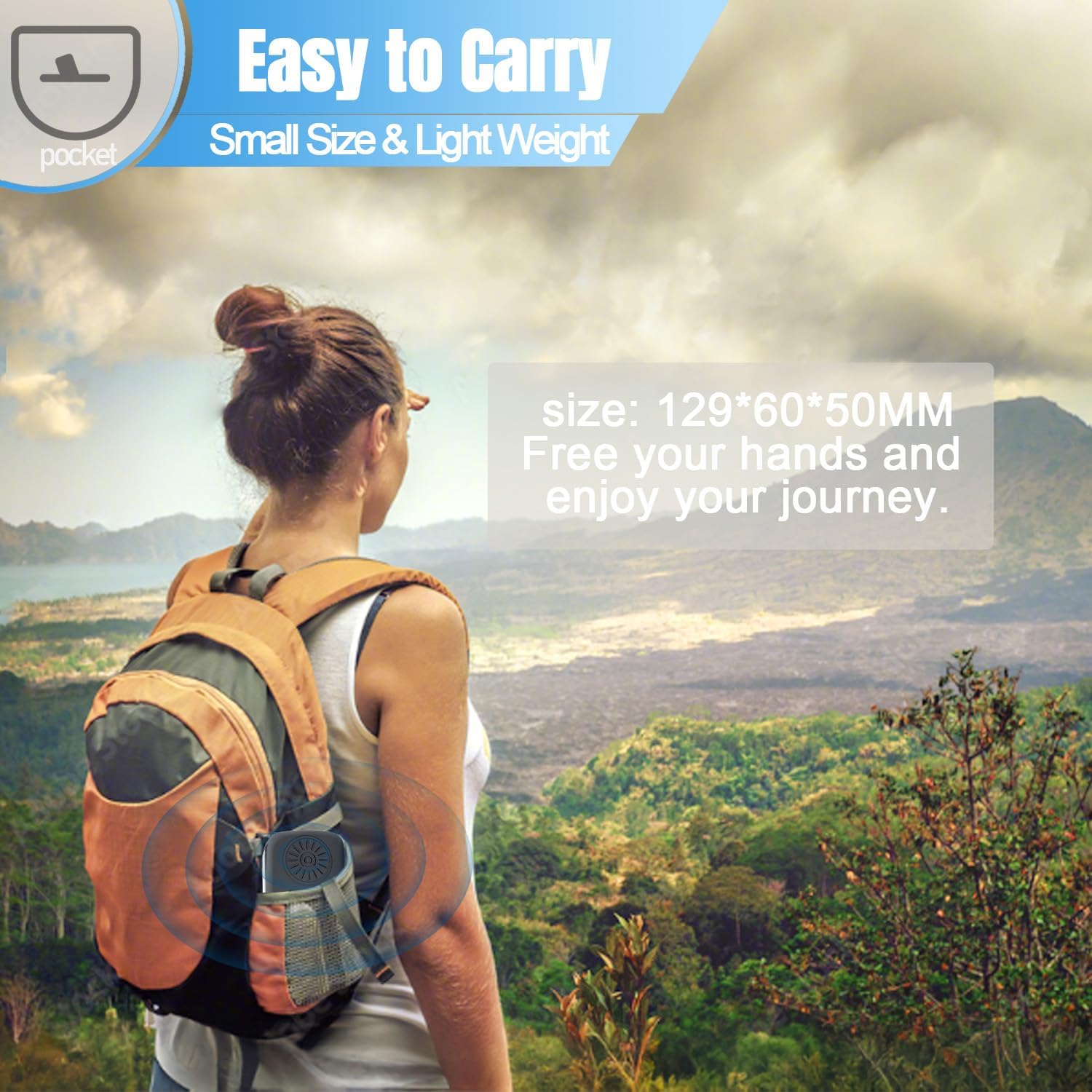 2000 mAh Notfall-Solar-Handkurbelradio, 3-Wege-betriebenes tragbares Wetterradio AM/FM/NOAA mit USB-Ladegerät, Handy-Ladegerät, SOS-Alarm und LED-Taschenlampe für Camping, Wandern (schwarz) – Bild 7