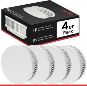 Pyrexx PX-1 Rauchmelder – 4er-Pac...