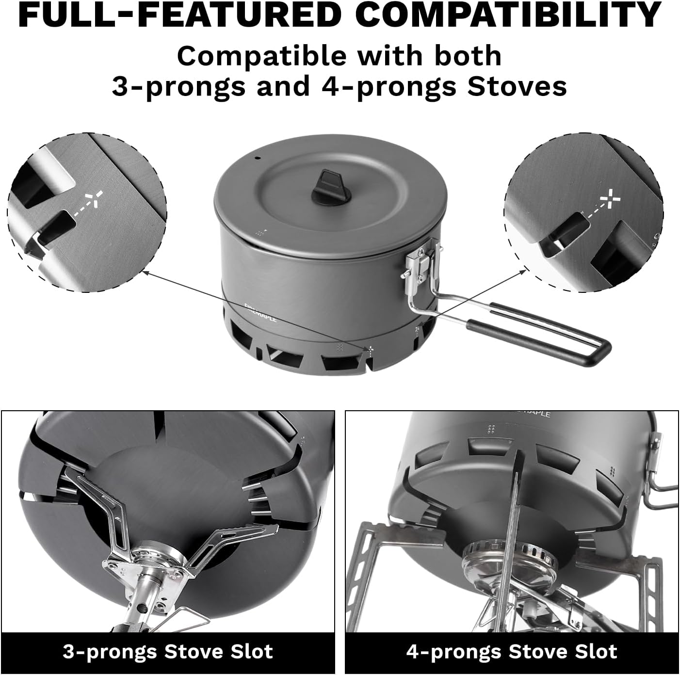 Fire-Maple Petrel Ramen 800 ml Aluminium-Campingtopf mit hitzebeständigem Griff, kompakt, leicht und tragbar für Wandern, Trekking und Kochen im Freien – Bild 6