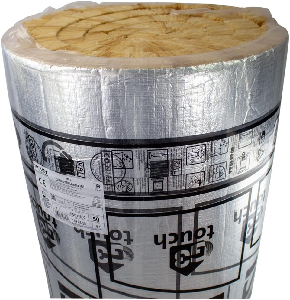 Isover Lamellenmatte ML 3 laminiertes Aluminium 100 mm – Bild 3