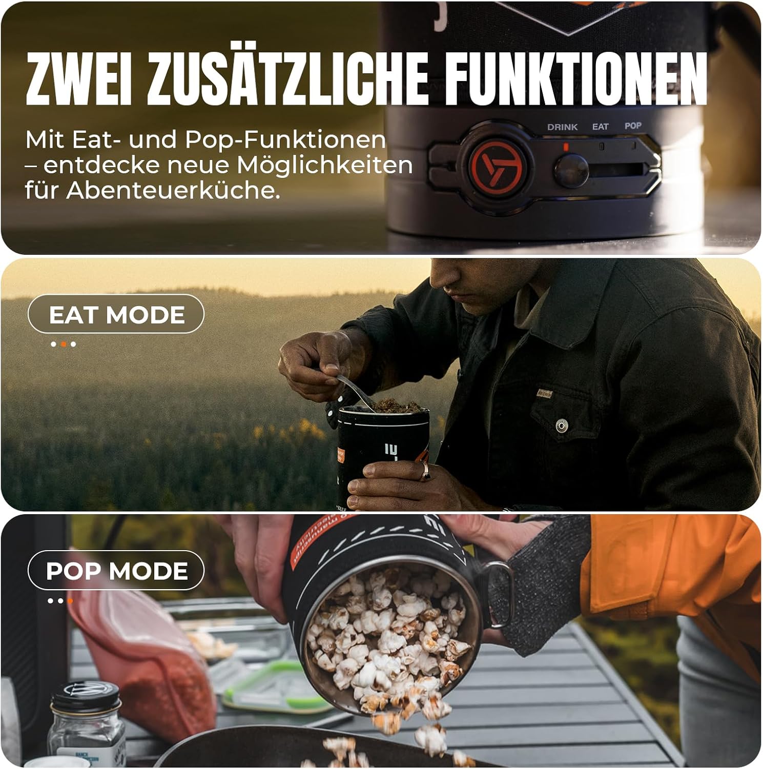 STOKE VOLTAICS Wasserkocher, tragbarer Wasserkocher für Kaffee und Tee, Mini-Teekessel aus Edelstahl 304, 240 V, schnell kochendes Wasser mit automatischer Abschaltung, Camping- und Reiseutensilien – Bild 8