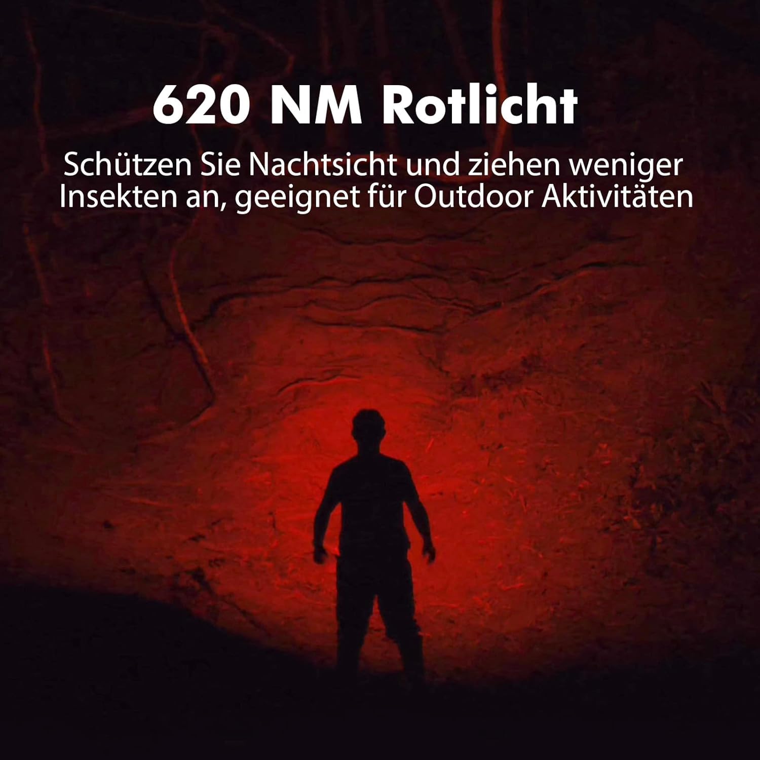 Sofirn HS21 Stirnlampe LED wiederaufladbar 2200 lm rotes und weißes Licht | Rotlicht, Gelblicht, Weißlicht, 2200 Lumen, USB-C aufladbar, Abenteuerlicht, Wandern, Bergsteigen, Arbeiten, Notbeleuchtung – Bild 3