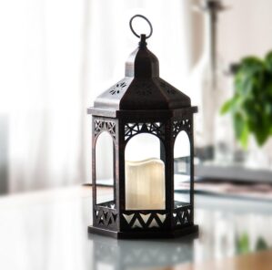 LED-Laterne mit Fernbedienung, 12 F...