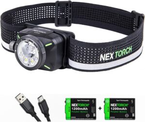 NEXTORCH eStar Stirnlampe, 1300 Lum...