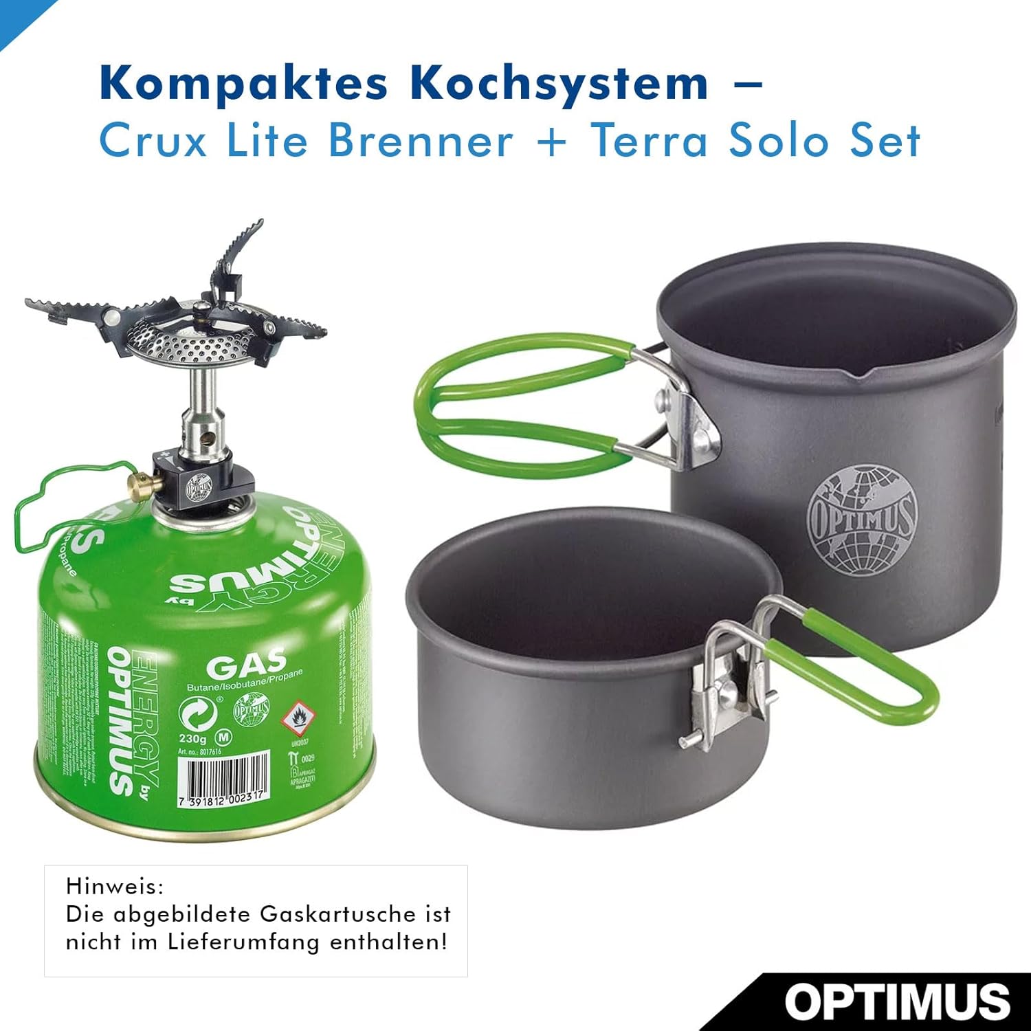 Optimus 8019749 Crux Lite Solo Cooking System Herd mit Topf – Bild 5