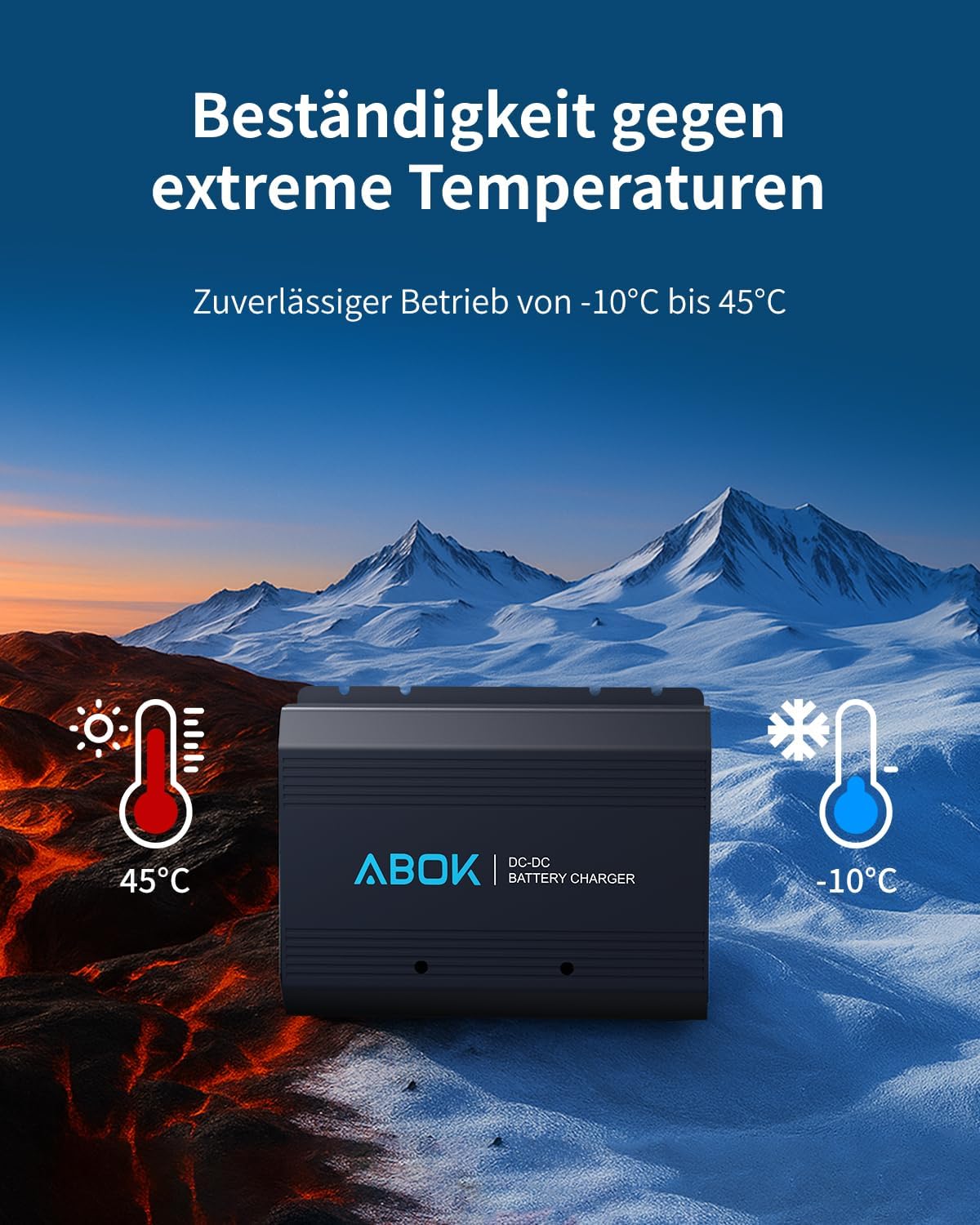 ABOK Acs500 500W DC-DC-Ladegerät für Kraftwerk, Auto, Wohnmobil und Außenbereich | Über Lichtmaschine schnellladen, bis zu 6x schneller als Zigarettenanzünder, ideal für Vanlife, Camping und Reisen im Camper – Bild 6