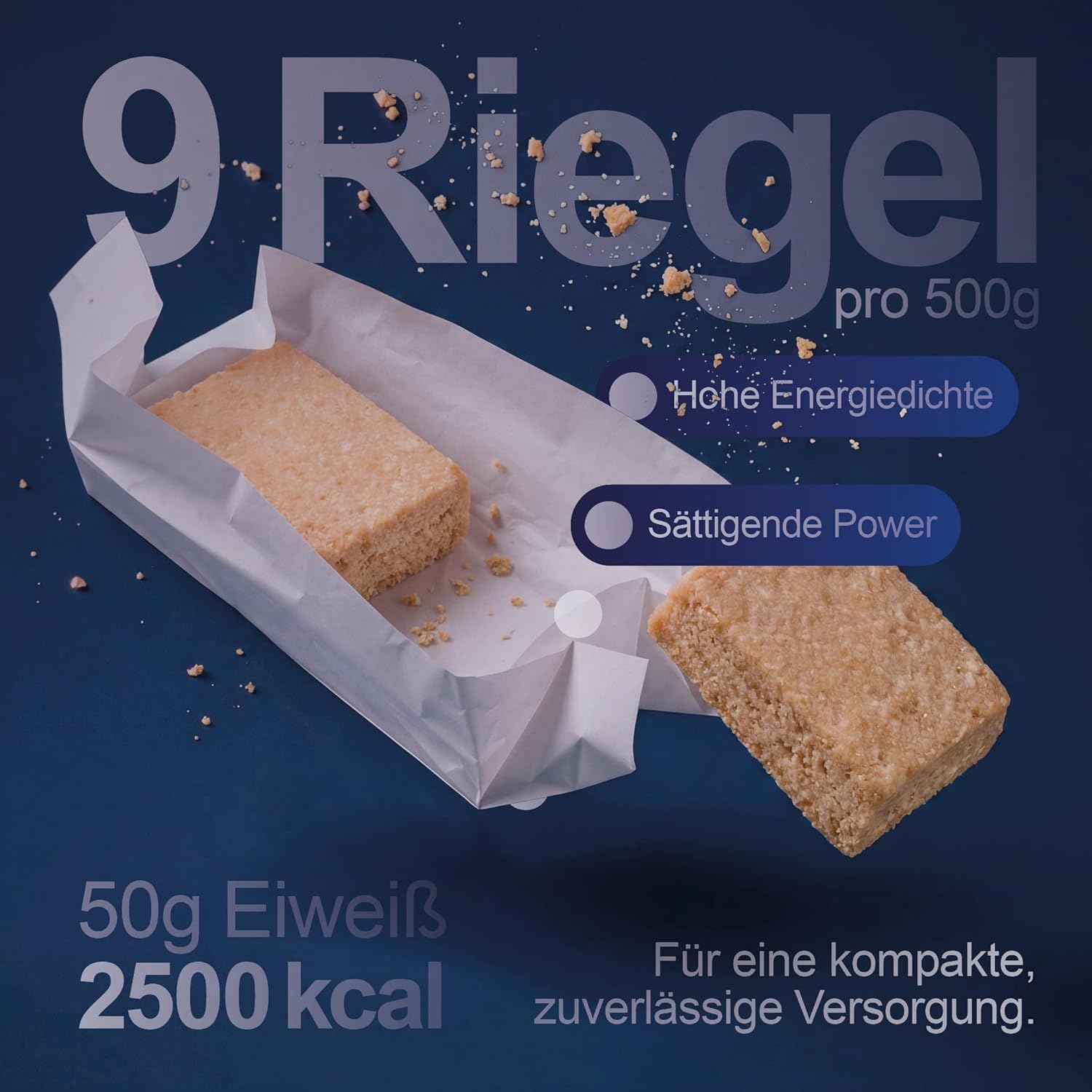 Notfall-Vorratspaket für Lebensmittel: 48 x 500 g (insgesamt 24 kg) – GS-10 & Seven Oceans Mix – Hochkalorische Notfallration für Krisenprävention, Outdoor und Camping – 2 Boxen mit 24 Rationen – Bild 6