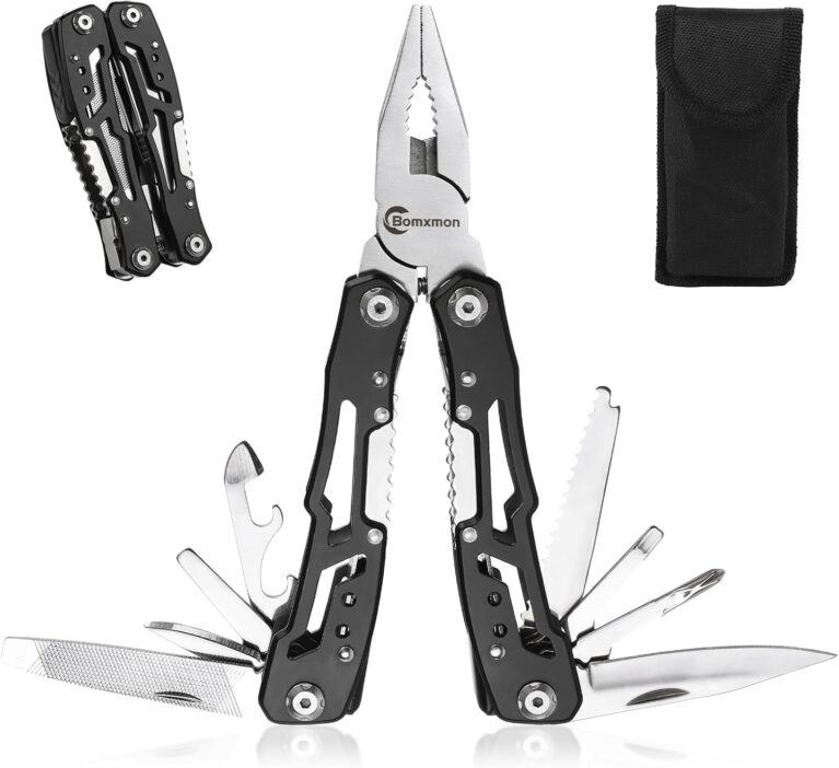 Multitool-Werkzeug mit Zange, 13-in-1-Zange, Schraubendreher, Messer, Säge usw., Multitool für Outdoor-Camping, Angeln, Outdoor-Mini-Werkzeug, ideale Geschenke für Damen und Herren