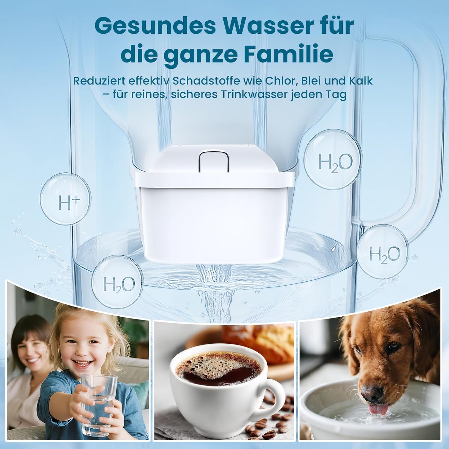 Ersatz für Wasserfilterkartusche, kompatibel mit Brita Maxtra +, Maxtra Plus, Style, Marella, Elemaris (12) – Bild 2