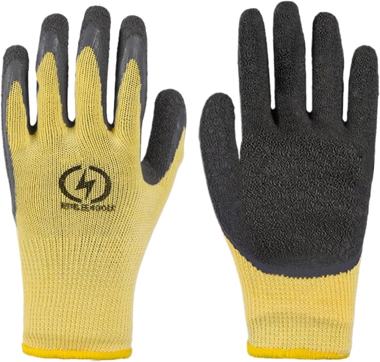 YANGWEN Elektrikerhandschuhe 400 V – isolierende und flammhemmende Arbeitshandschuhe mit Nylongewebe – rutschfeste Textur für elektrische Wartung, Installation und Reparatur