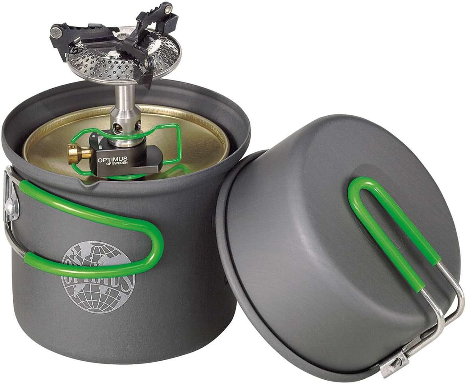 Optimus 8019749 Crux Lite Solo Cooking System Herd mit Topf