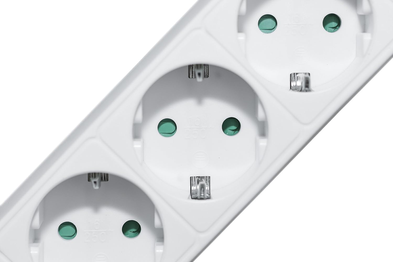 Meister Steckdosenleiste 6 Plus 1, 2 Meter, 7430630 | Für den Innenbereich (IP20) – Schalter – Powersplit – Steckdosenleiste mit Überspannungsschutz – Mehrfachsteckdose – Bild 2