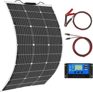 100 Watt 12 Volt Solarpanel Flexibl...