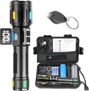 Taktische Taschenlampe mit 500.000 ...