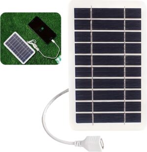 Solarpanel mit USB-Anschluss 5W 5V ...