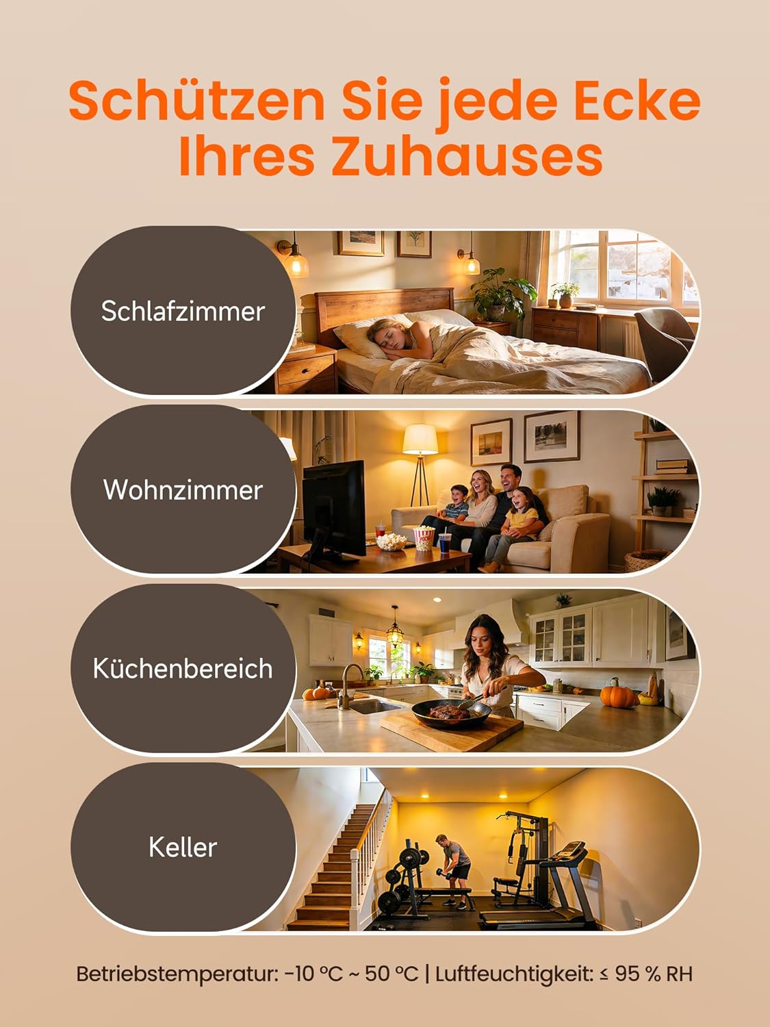 Heiman Smarter Rauchmelder HS1SA-E Plus, Rauchmelder erfordert Zigbee 3.0 Hub, DBI RoHS-zertifiziert, Feuermelder mit Magnethalterung, unterstützt ZHA & Z2M für Home Assistant – Bild 9