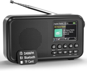 Roxicosly Tragbares DAB/DAB+-Radio,...