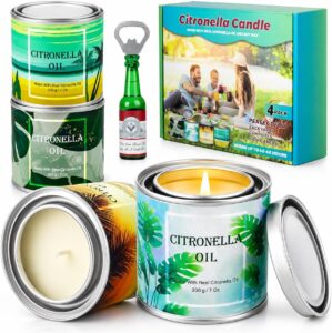 Creashine Citronella Kerzen Outdoor...