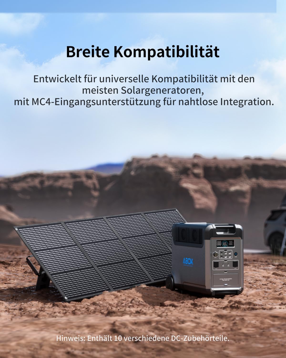 ABOK Asp200 200 W faltbares Solarpanel für Kraftwerk, Camping und Wohnmobil | Tragbares Solarpanel für Solargenerator, Notstromversorgung im Freien, ideal für Camping, Wohnmobil, Garten und netzunabhängige Stromversorgung – Bild 6