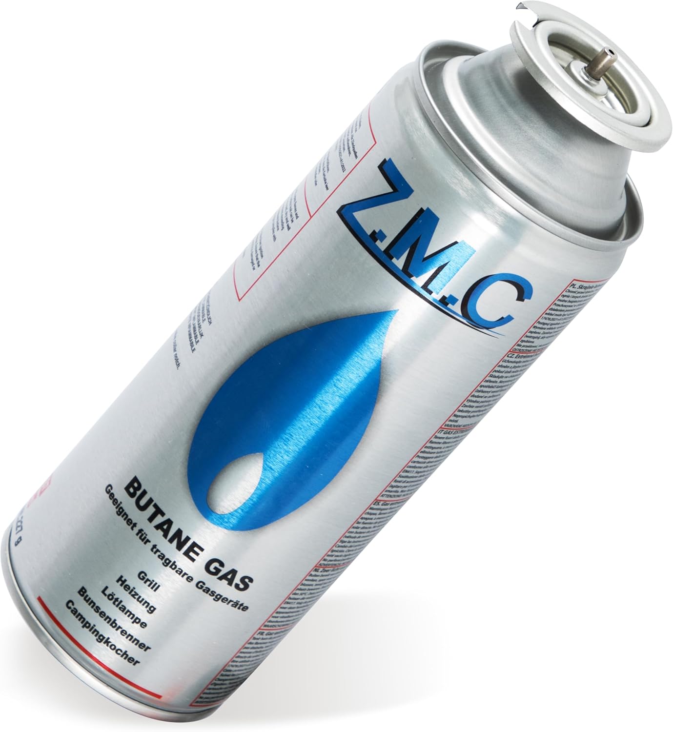 ZMC 28 x Butan-Gaskartuschen 227 g MSF-1a – Butangasflasche Campinggas mit Bajonettventil für Campingkocher, Gasheizung, Gasbrenner, Unkrautbrenner, Lötbrenner – hergestellt in Europa – Bild 7