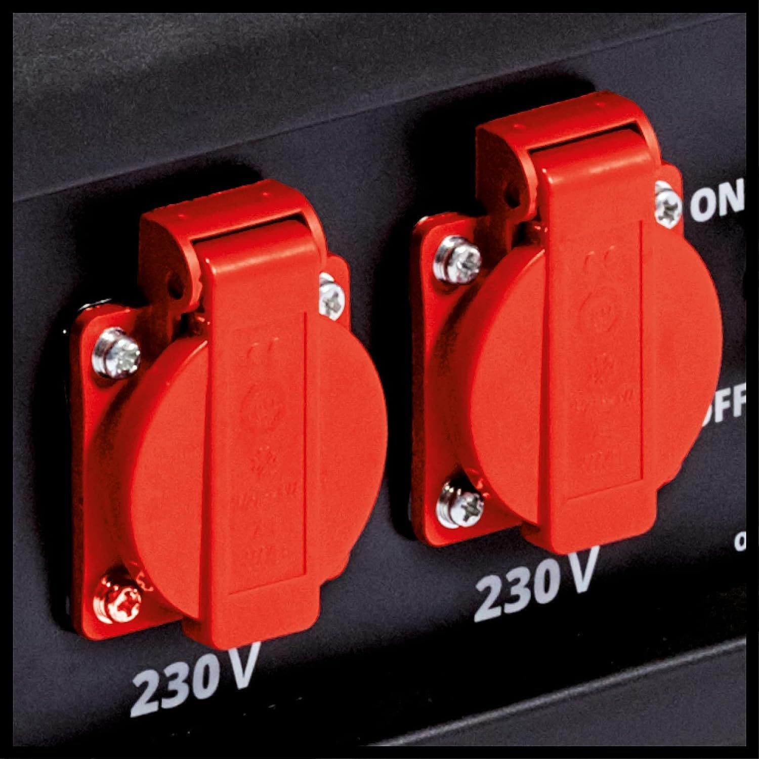 Einhell Stromgenerator (Benzin) TC-PG 25/1/E5 (max. 2400 W, 15 L Tank, 2100 W Dauerleistung, 4-Takt-Motor, 2 x 230 V, Überlastschutz, Voltmeter, AVR-Funktion) – Bild 5