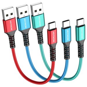 Kurzes USB C Kabel 30cm 3er Pack, 3...