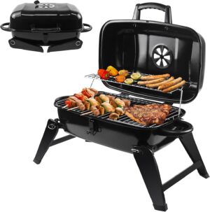 Klappbarer Holzkohlegrill, tragbare...