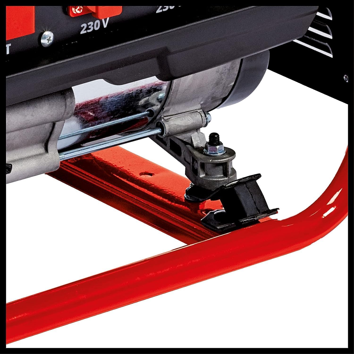 Einhell Stromgenerator (Benzin) TC-PG 25/1/E5 (max. 2400 W, 15 L Tank, 2100 W Dauerleistung, 4-Takt-Motor, 2 x 230 V, Überlastschutz, Voltmeter, AVR-Funktion) – Bild 3