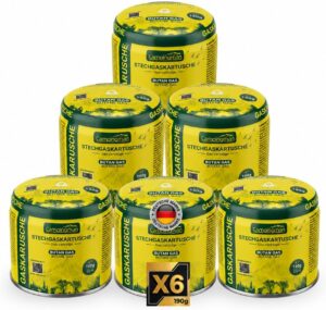 Campingman 6 x 190 g Gaskartusche m...